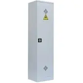 Steelboxx Lüllmann Umweltschrank, 1 Tür, 4 Wannenböden, 1950 x 500 x 422 mm, lichtgrau