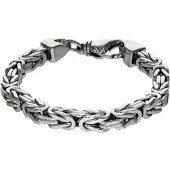 Firetti Armband "Schmuck Geschenk Silber 925 Armschmuck Armband Königskette" Gr. 23, silber (silberfarben), Armbänder, Herren, 23, Silber 925 (Sterlingsilber), Armband, Made in Germany