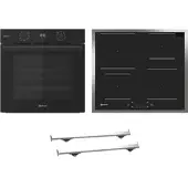 Bauknecht BAKO 3 GSPIB, Einbaubackofenset (Induktions-Kochfeld, A+, 71 l)