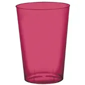 Monouso - Wiederverwendbarer Schnapsglas PS Moon Koralle Transparent 230ml (50 Stück)