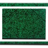 Clairefontaine 10x Zeichenmappe Annonay, Gummizugverschluss, 37x52cm für B3+ - Grün 93243C