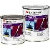 3M Scotch-Weld Struktureller Epoxy-Klebstoff EC-9323 B/A, 1 Liter, Rotorange