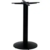 Bison Tischgestell K-04000, in schwarz, Ø 43 cm konisch