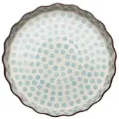 Tranquillo Quiche Form Retro, blau 27cm