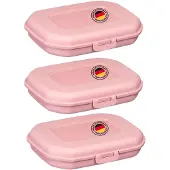 Westmark 3 Snack-boxen Mini 300 ml, rosa, 235122EP