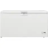 Beko Deal! Kostenlose Installation] HSM46740 Gefriertruhe groß, 451 l Nutzvolumen, 3 Gefrierkörbe, Temperaturalarm, abschließbar, Innenbeleuchtung, 36 db(A), Weiß [Energieklasse E