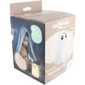 Ansmann LED-Nachtlicht Hamster Lilli, Silikonnachtlicht, mobiles Nachtlicht, wiederaufladbar