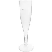 Monouso - Mehrweg Sektglas aus PS Premium 140ml (10 Stück)