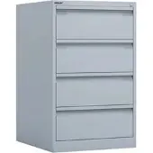 Bisley Karteischrank KS24-645, für DIN A5, 2-bahnig, mit 4 Schüben, lichtgrau