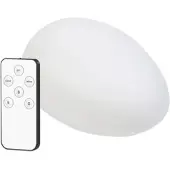 Autre Solar-LED-Dekostein mit Fernbedienung, RGB+W, IP44, 32 cm