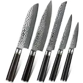 HEZHEN - Damastmesser Set 5-teilig - B1Z Classic Serie