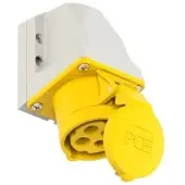 Pce 114-4k CEE-Wandsteckdose (kompakt) 16A 4p 4h IP44 1144k