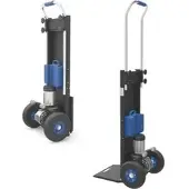 DM-System Sackkarre ZW4250, klappbar, elektrisch, Luftreifen, Tragkraft 250kg, Treppensteiger