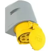 Pce 115-4tt CEE-Wandsteckdose 16A 5p 4h IP44 TT 1154tt