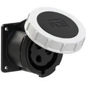 Pce 3232-7 CEE-Anbausteckdose gerade (75x75mm) 32A 3p 7h IP67 32327