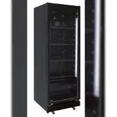 A&S polarny Getränkekühlschrank Gewerbekühlschrank 310l 1 Glastür 620x635x1562 mm schwarz