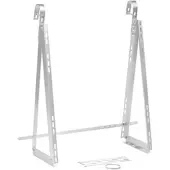 Revolt Balkongeländer-Halterungen für Solarmodule bis 77cm, 20° - 60° Neigung