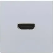 Züblin 121-69417 Abdeckung mit HDMI zu HDMI Verbindung, sterling coated 12169417