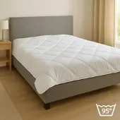 Allergovita Faserdecke medium kochfest, Füllung: 100% Hohlfaser 135x220 cm