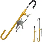 TRUTZHOLM Lenkradkralle Pedalschloss Universal Diebstahlsicherung 56,5 bis 75,5 cm