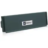 JU-Metallwarenfabrik JU Briefeinwurf Einwurfklappe Briefkastenklappe Einwurfblende 02-183, Eisenglimmer, 270x78mm