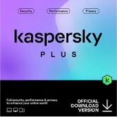 Kaspersky Lab Kaspersky Plus 2026, 1/3/5/10 Geräte - 1 oder 2 Jahre, ESD, Download