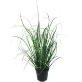 Creativ Green Kunstpflanze Grasbusch, im Topf, Höhe 40 cm, 3 Stück