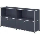 USM United Soft USM Haller Sideboard mit 2 Klapptüren anthrazitgrau