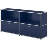 USM United Soft USM Haller Sideboard mit 2 Klapptüren stahlblau
