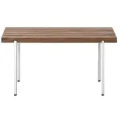 Weld & co Sitzbank Nussbaum 01 S 90 × 40 × 45 weiß
