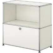 USM United Soft USM Haller Sideboard, mit einer Klapptür Reinweiss