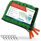 TRIBURG Anhängernetz grobmaschig, 2,5 x 3,5m, mit Spanngummi & Haken