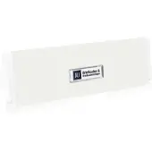 JU-Metallwarenfabrik JU Briefeinwurf Einwurfklappe Briefkastenklappe Einwurfblende 02-183, verkehrsweiß, 270x78mm
