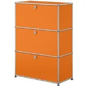 USM United Soft USM Haller Highboard, mit 3 Klapptüren Reinorange