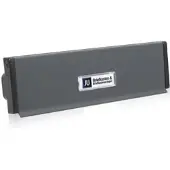 JU-Metallwarenfabrik JU Briefeinwurf Einwurfklappe Briefkastenklappe Einwurfblende 02-183, anthrazitgrau, 270x78mm