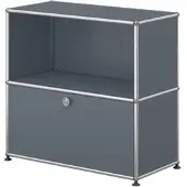 USM United Soft USM Haller Sideboard, mit einer Klapptür Mittelgrau