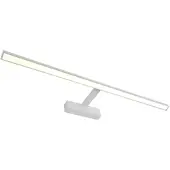 Papuq LED-Wandleuchte 90 cm, matt weiß, 20 W warmweiß 3000 K, schwenkbar.
