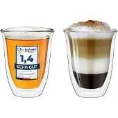 Creano 2er-Set "Thermo-Gläser" DG-V doppelwandig, 250ml Glas | Gr.: onesize