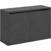 Itamoby Untere ausziehbare Bank 72x26/300 cm Evolve Antracite Spatolato