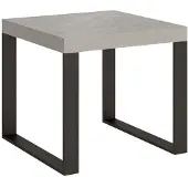 Itamoby Ausziehtisch 90/246x90 cm Tecno Kaschmir Beine anthrazit