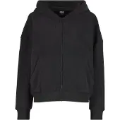 Urban Classics Jacquard Velvet Oversized Reißverschlusspullover