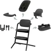 Cybex GOLD Bundle Treppenhochstuhl Lemo 2.0 5-in-1 Set, schwarz