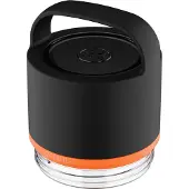 24Bottles Ersatzdeckel zu Spin Bottle Lid Black and Clear Mouth