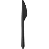 Monouso - Mehrweg-Messer aus PP Schwarz 17,8cm (1.000 Stück)
