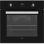 Htech HTB74320 EG8260, Einbau-Backofen mit Pyrolyse, 65 l, 6 Heizarten, Digitaldisplay, A