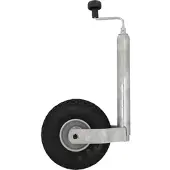 Unitec Cartrend Stützrad mit Luftreifen Anhänger 48 mm verzinkt