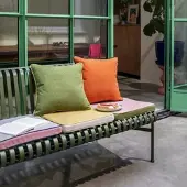 REMEMBER Sitzkissen "Wasabi" - B 40 x T 40 x H 5 cm - 4-farbiges Kissen inkl. Füllung