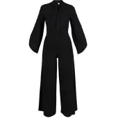 Blutsgeschwister Jumpsuit Stride Along Bow - black and strong L