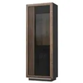 Hobby Hall Vitrine ¦ schwarz ¦ Maße (cm): B: 73 H: 197 T: 42.0