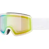 Uvex Skibrille Provoqe V Unisex White Matt/Green Clear